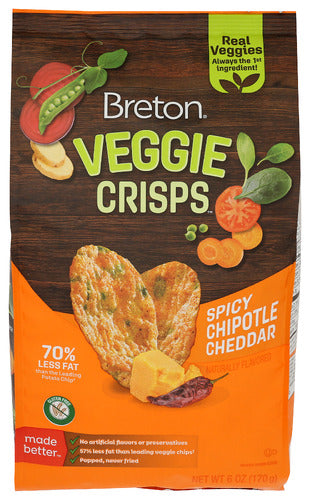 Dare 
Crisps Veg Chptl Chedd, 6 OZ.