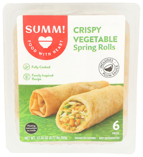 SUMMI ROLLS SPRING CRSP VEGTBLE - 12.35 OZ