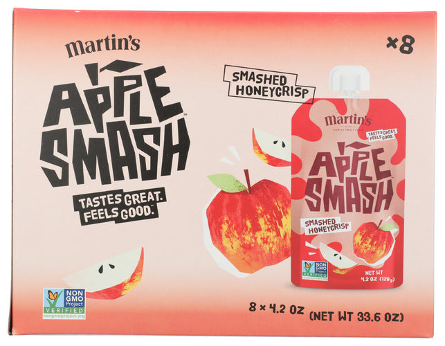 Apple Smash 
Applesauce Honeycrp 8Pc, 33.6 OZ.
