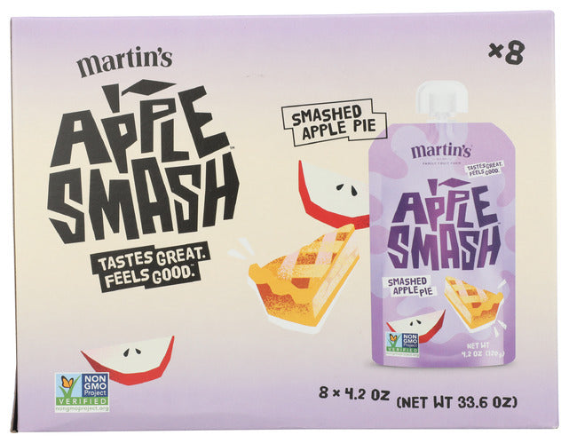 Apple Smash 
Applesauce Apple Pie 8Pc, 33.6 OZ.