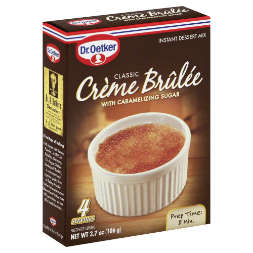 Dr Oetker 
Mix Crm Brulee, 3.7 OZ.