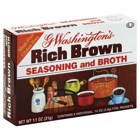 GEORGE WASHINGTON BROTH SSNNG BROWN - 1.1 OZ