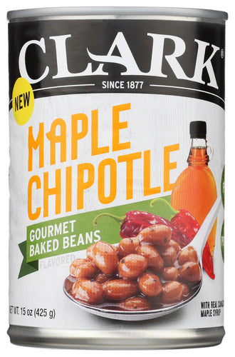 Clark 
Beans Bakd Mple Chipotle, 15 OZ.