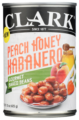 Clark 
Baked Beans Pch Habanero, 15 OZ.