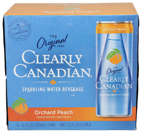Clearly Canadian 
Water Sp Orchard Pch 6Pk, 72 FO.