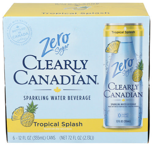 Clearly Canadian 
Water Spr Trop Frt Zro 6, 72 FO.