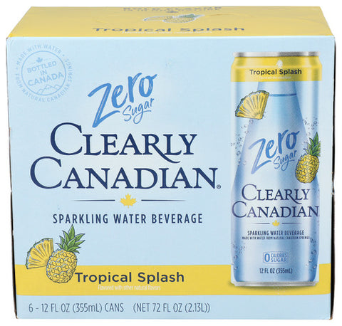 Clearly Canadian 
Water Spr Trop Frt Zro 6, 72 FO.