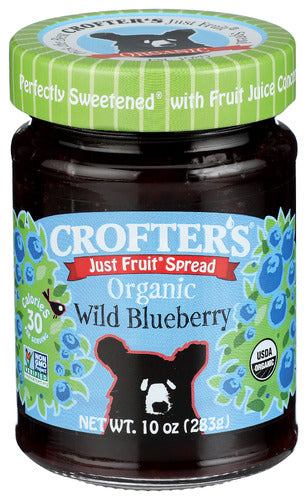 Crofters 
Fruit Sprd Bluebry Org, 10 OZ.