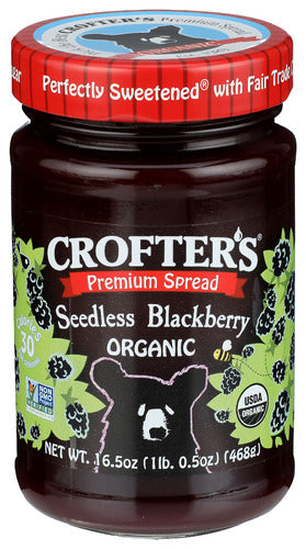 Crofters 
Frt Sprd Blckbrry Sdlss, 16.5 OZ.