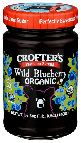 Crofters 
Spread Wild Blubry Org, 16.5 OZ.