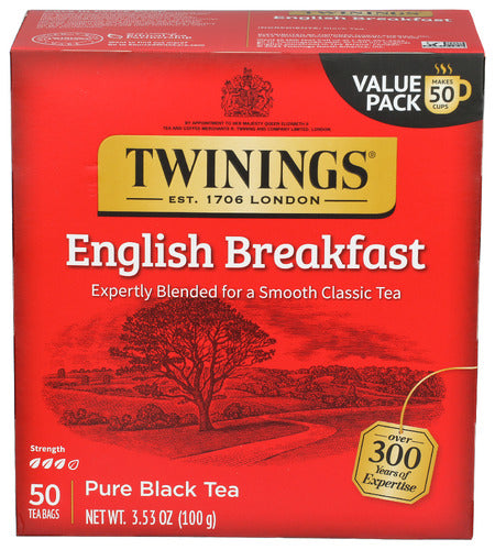 TWINING TEA TEA ENGL BRKFST - 50 BG