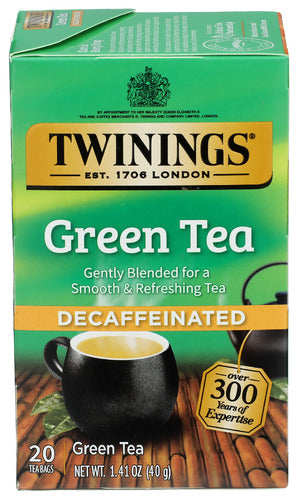 TWINING TEA TEA DCF GRN - 20 BG