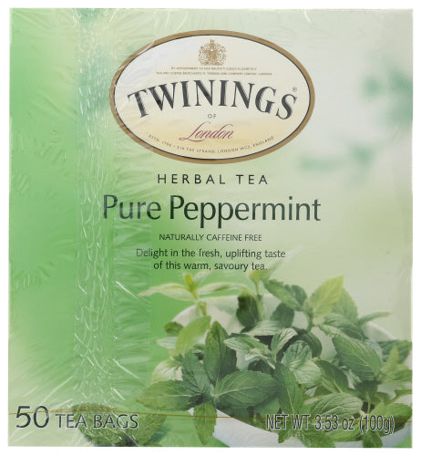 TWINING TEA TEA PURE PEPPERMINT - 50 BG