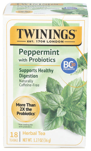 TWINING TEA TEA PROBTC PMINT FENNEL - 18 BG
