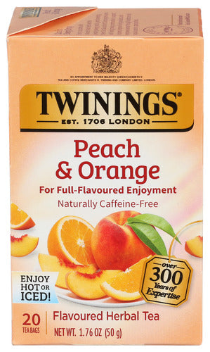 TWINING TEA TEA HERBAL PEACH ORANGE - 20 BG