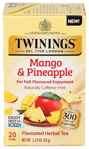 TWINING TEA TEA MANGO PINEAPPLE - 20 BG