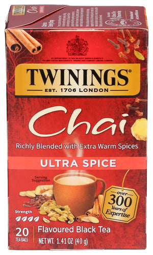 TWINING TEA TEA CHAI ULTRA SPICE - 20 BG