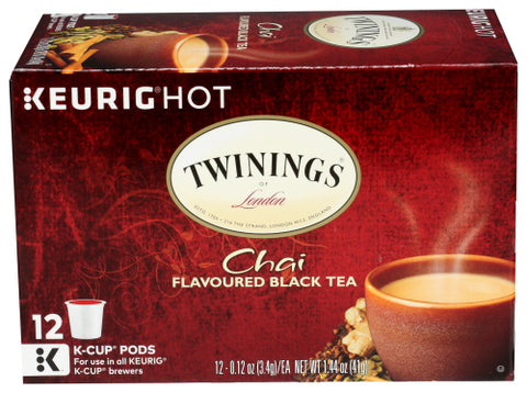 TWINING TEA TEA KCUP CHAI - 12 PC