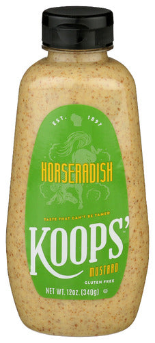 KOOPS MUSTARD SQZ HRSRDSH - 12 OZ