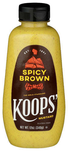 KOOPS MUSTARD SQZ SPICY - 12 OZ
