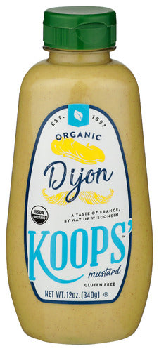KOOPS MUSTARD DIJON ORG - 12 OZ