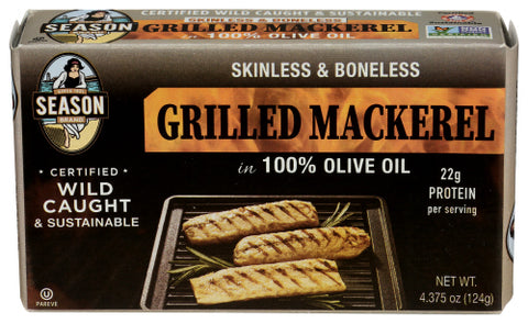 SEASONS MACKEREL SKNLS BONELSS GR - 4.375 OZ