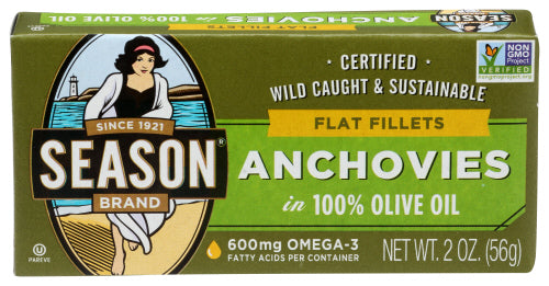 SEASONS ANCHOVY FLAT - 2 OZ