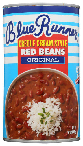 Blue Runner 
Bean Red Cream Style, 27 OZ.