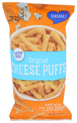 Barbaras 
Cheese Puff Original, 7 OZ.