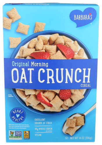 Barbaras 
Cereal Mrnng Oat Crunch Orig, 14 OZ.