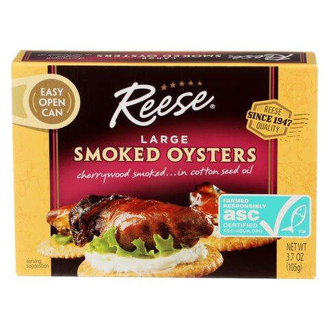 REESE OYSTER SMKD COLOSSAL - 3.7 OZ