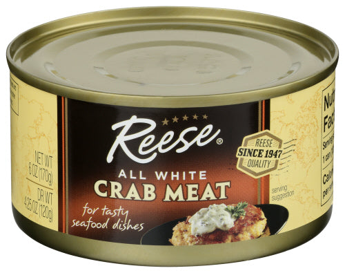 REESE CRABMEAT ALL WHITE - 6 OZ