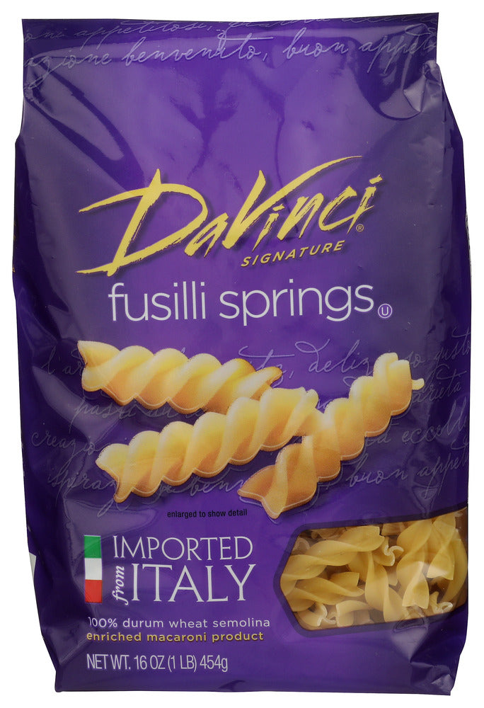 DAVINCI PASTA FUSILLI-SPRINGS - 16 OZ