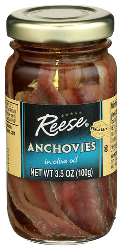 REESE ANCHOVY FLAT GLASS - 3.5 OZ