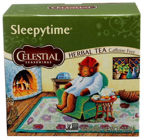 Celestial Seasonings 
Tea Herb Cf Slpytime, 40 BG.