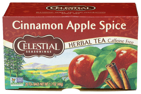 Celestial Seasonings 
Tea Herb Cinnamon Apple Spice, 20 BG.