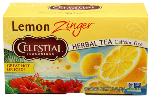 Celestial Seasonings 
Tea Herb Lemon Zinger, 20 BG.