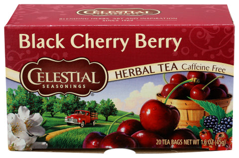 Celestial Seasonings 
Tea Herb Black Cherry Berry, 20 BG.