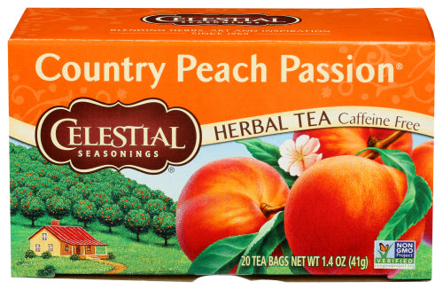 Celestial Seasonings 
Tea Herb Country Pch Pssn, 20 BG.