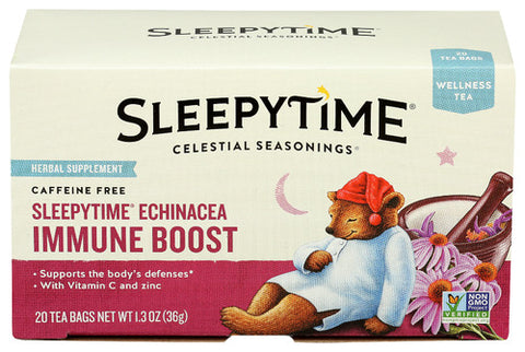 Celestial Seasonings 
Tea Wllnss Echinacea Cc, 20 BG.