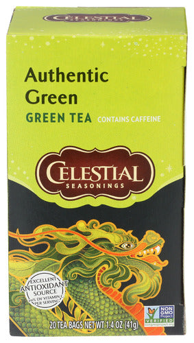 Celestial Seasonings 
Tea Grn Authentic, 20 BG.