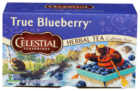Celestial Seasonings 
Tea Grn Zingr True Blubry, 20 BG.
