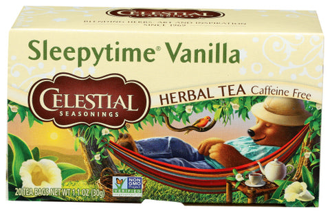 Celestial Seasonings 
Tea Herb Slpytime Vanla, 20 BG.