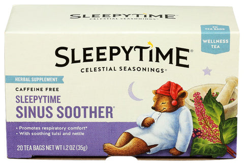 Celestial Seasonings 
Tea Slpytime Sinus Sthr, 20 BG.