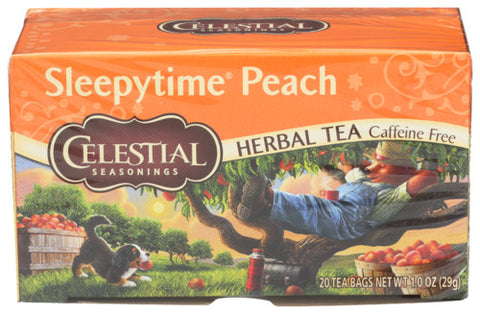 Celestial Seasonings 
Tea Peach Sleepytime, 20 BG.
