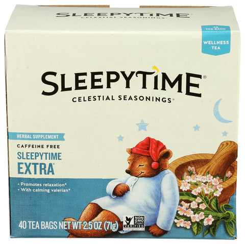 Celestial Seasonings 
Tea Wellness Slepytim Ext, 40 BG.