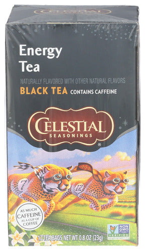Celestial Seasonings 
Tea Energy Blk Caffeine, 12 BG.