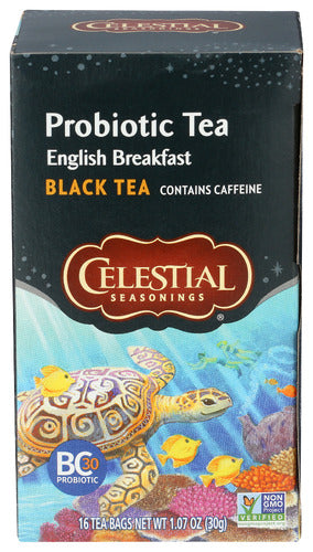 Celestial Seasonings 
Tea Englsh Bkfst Probitc, 16 BG.