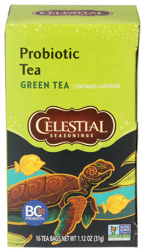 Celestial Seasonings 
Tea Green Probiotic, 16 BG.