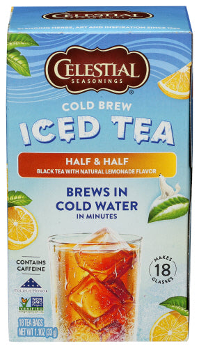 Celestial Seasonings 
Tea Cld Brw Half And Half, 18 BG.